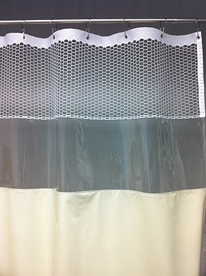 Mesh Top Shower Curtains